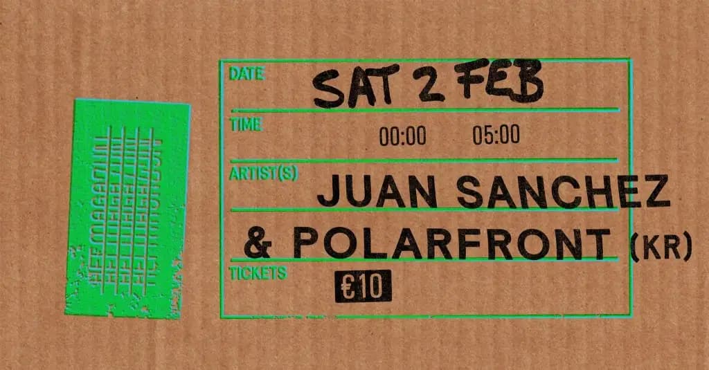 Juan Sanchez & Polarfront @ Het megazijn cover image